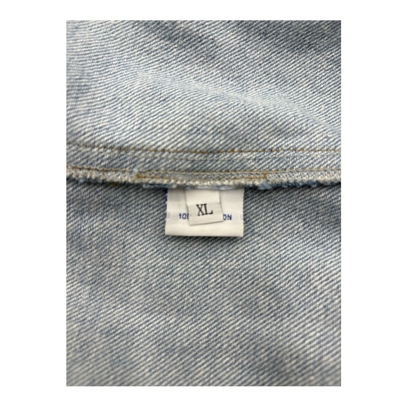 Concealed Carry Clothiers XL Denim Vest Bald Eagle USA Flag Patch Western Biker - Picture 8 of 10